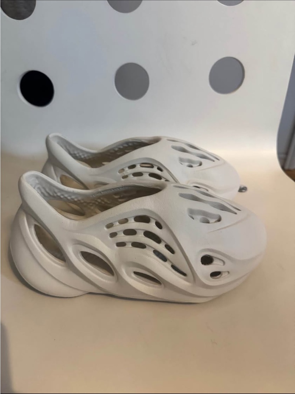 White Foam Slip-On Clogs size 6 women’s